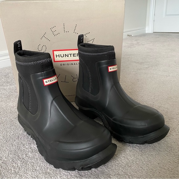 SOLD: HUNTER Stella McCartney Rain Rubber Boots Limited Edition BNWT - Picture 5 of 9